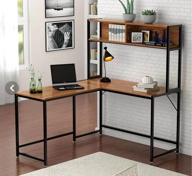 میز کامپیوتر کتابخانه دار