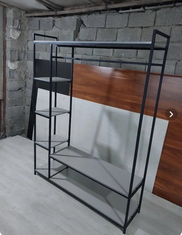 جالباسی جاکفشی چوب فلز