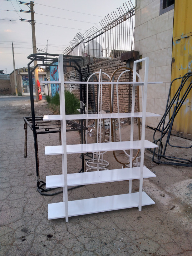 کتابخانه مینیمال پینترستی مدل B801 - MDF طرح
