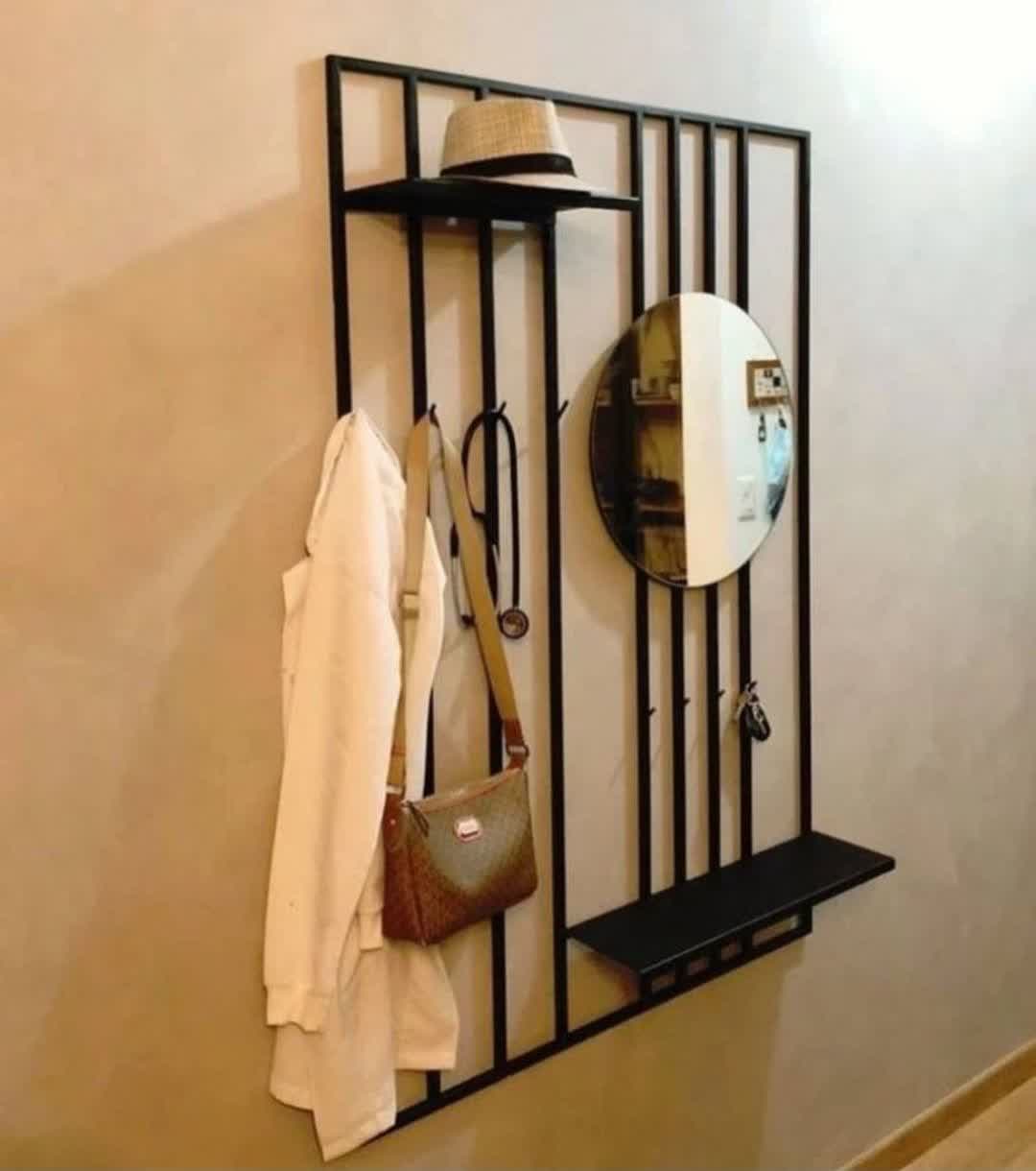 چوب لباسی دیواری فلزی